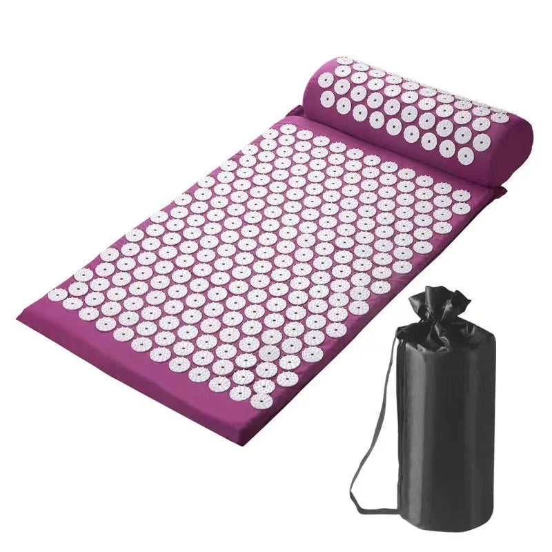 G Active Acupressure Massage Mat &amp; Pillow Set Spike Yoga Mat for Relaxation &amp; Wellness