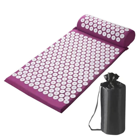 G Active Acupressure Massage Mat &amp; Pillow Set Spike Yoga Mat for Relaxation &amp; Wellness