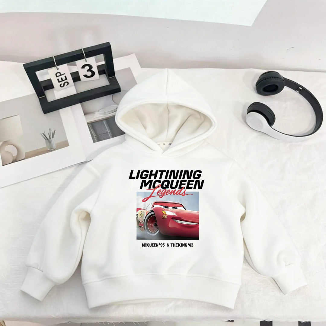 G Kids Cartoon Car Hoodie Long Sleeve Hooded Sweatshirt for Boys &amp; Girls