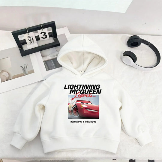 G Kids Cartoon Car Hoodie Long Sleeve Hooded Sweatshirt for Boys &amp; Girls