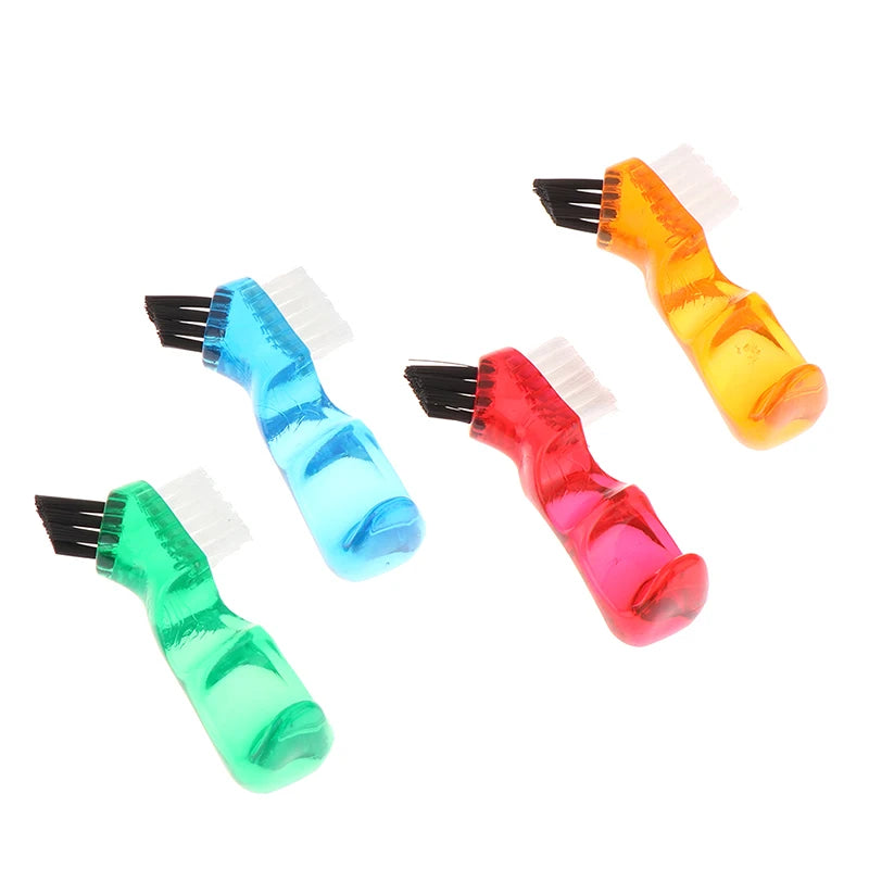G Care Denture Cleaning Brush Ergonomic Multi-Bristle Oral Care Brush for Dentures &amp; Retainers