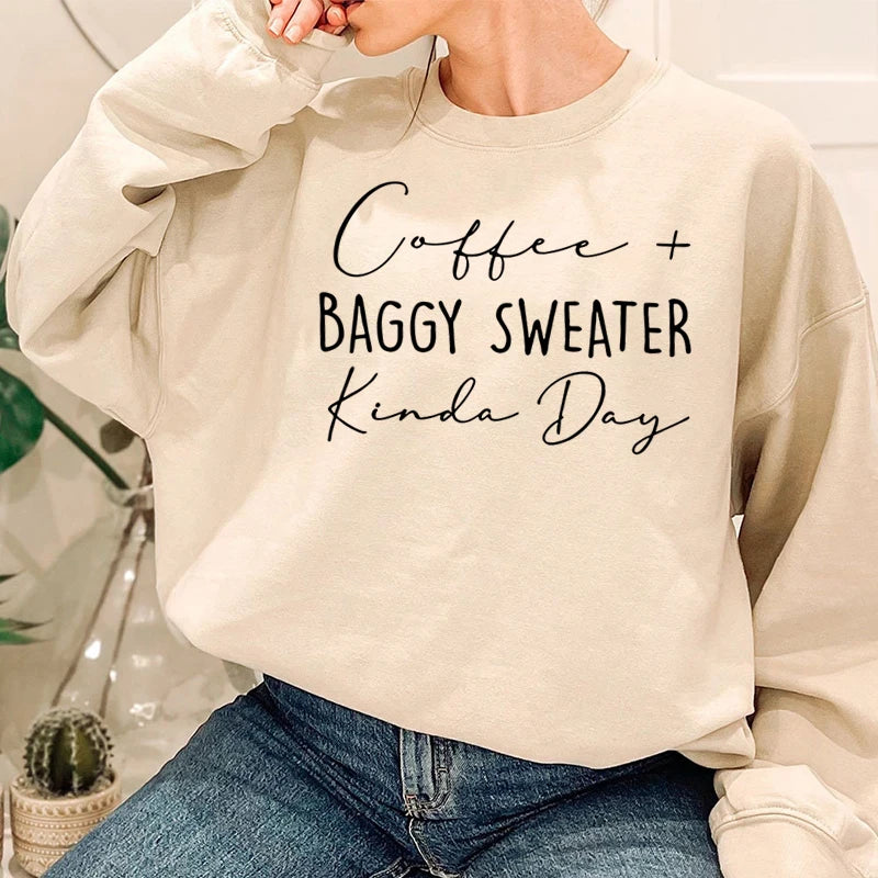 G Style Women's Graphic Crewneck Sweatshirt Oversized Casual Pullover