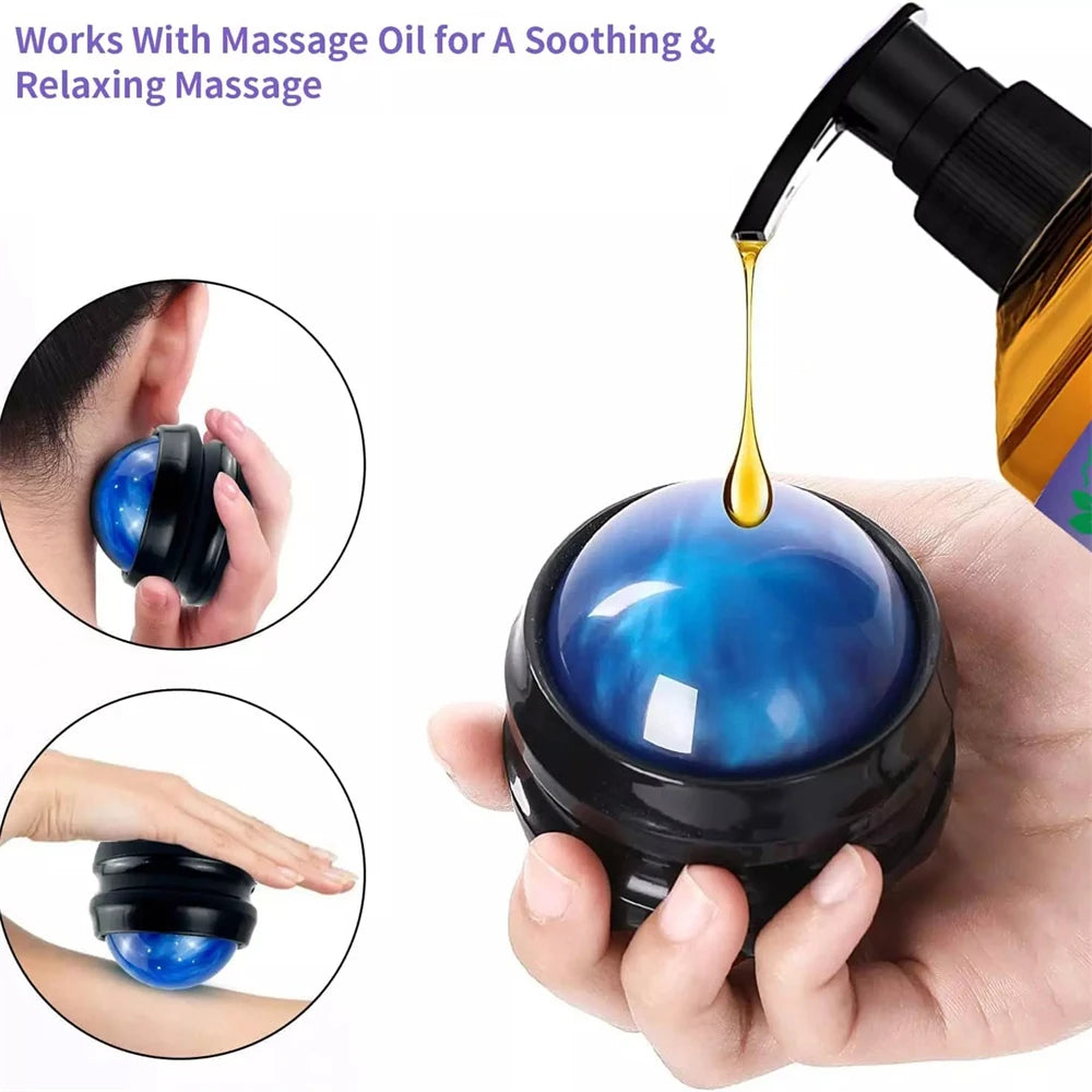 G Active Manual Massage Ball Roller Deep Tissue Handheld Massager for Full Body