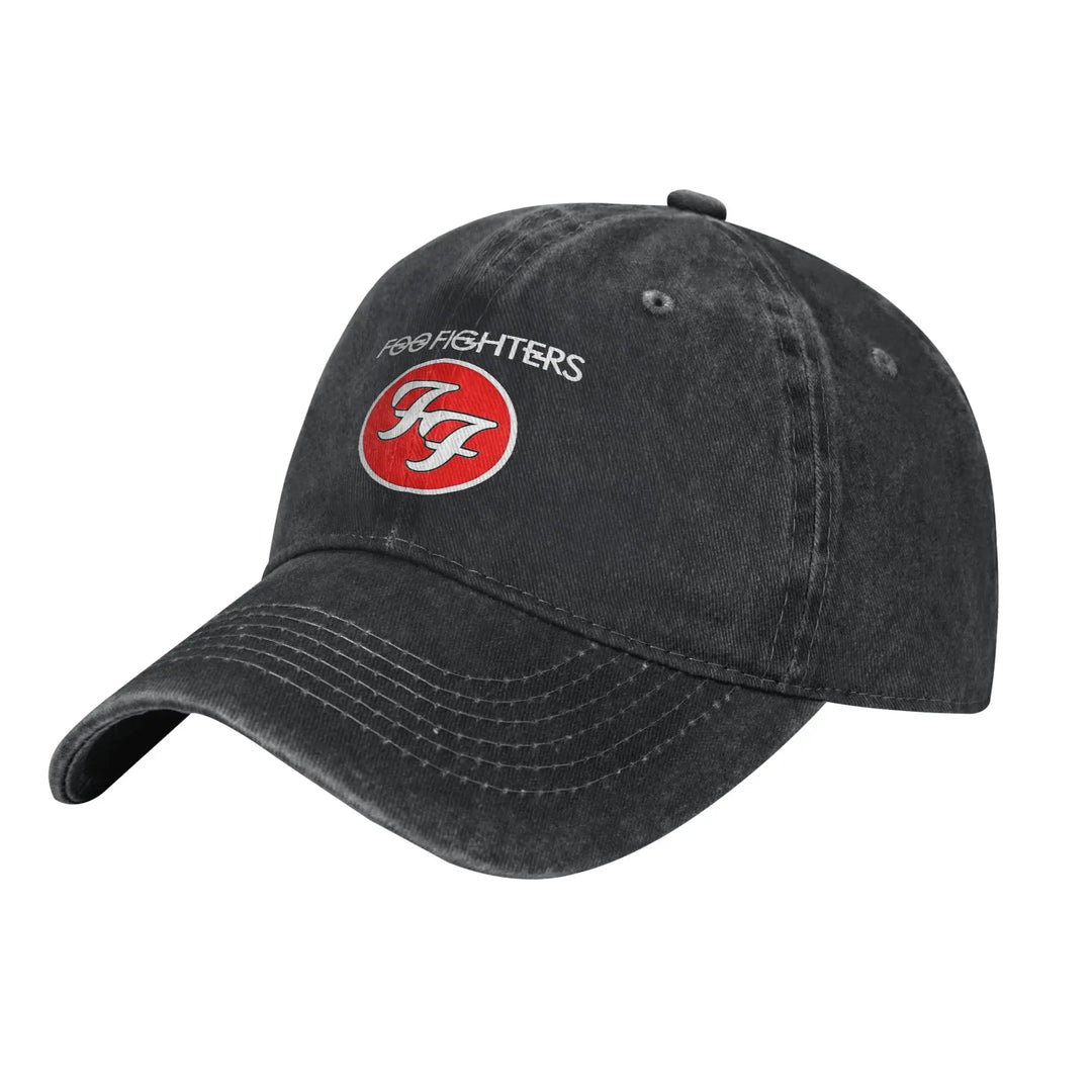 G Style Vintage Washed Denim Baseball Cap Adjustable Unisex Distressed Casual Hat