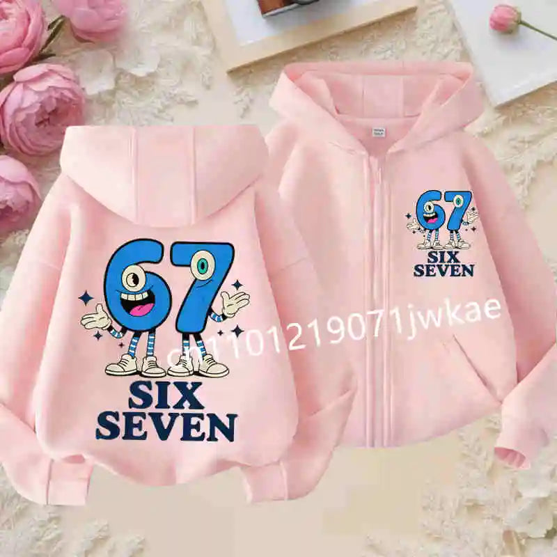 G Kids Graphic Zip-Up Hoodie Soft Hooded Sweatshirt for Boys &amp; Girls