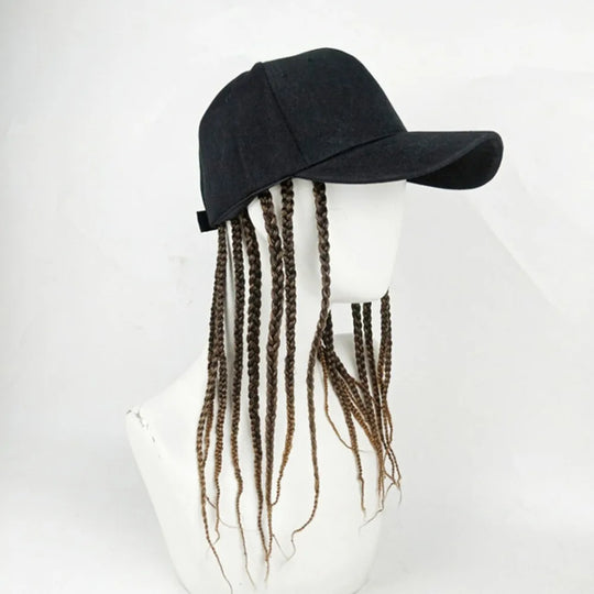 G Costume Baseball Cap with Dreadlock-Style Hair Unisex Hip Hop Costume &amp; Novelty Hat