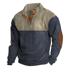 Europe and The United States New Men's Outdoor Jacket Autumn and Winter Corduroy Casual Stand Collar Long Sleeve Hoodie S-5XL