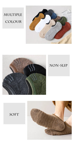 5 Pairs Men Short Socks Cotton High Quality Crew Ankle Casual Soft Low-Cut Non-Slip Breathable Summer Autumn 2022 Sock for Male