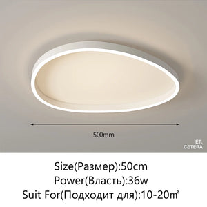 G Living Modern LED Ring Chandelier Contemporary Ceiling Light for Living Room, Dining Room & Bedroom
