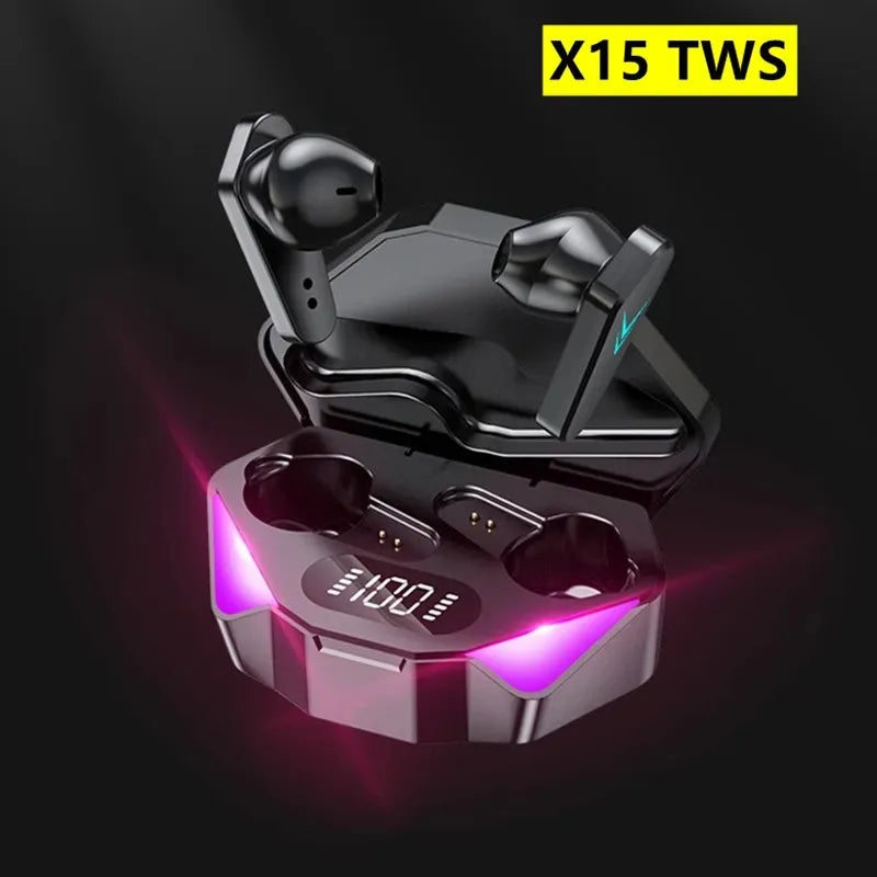 G Audio X15 TWS Bluetooth 5.0 Gaming Earbuds HiFi Stereo Wireless Earbuds with Built-In Microphone