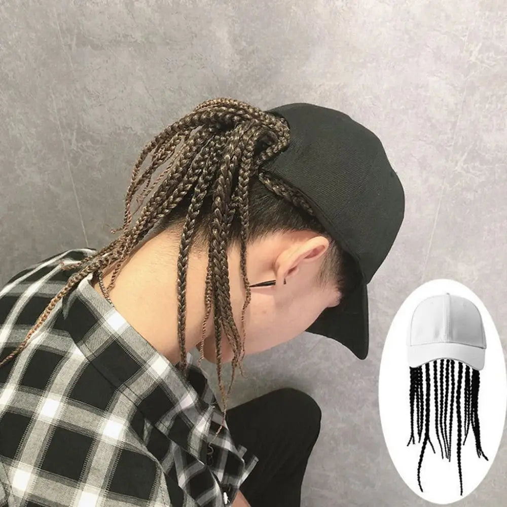 G Costume Baseball Cap with Dreadlock-Style Hair Unisex Hip Hop Costume &amp; Novelty Hat