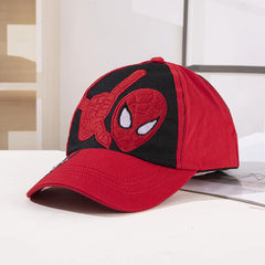 HotToys Spiderman Baseball Cap Boys Girls Hats Superhero Peripheral Cosplay Props Childrens Gift Sunhat Fashion Accessory 3-7y