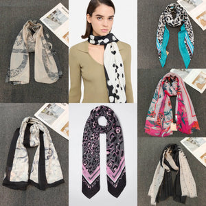 G Style European Print Scarf Soft Versatile Shawl & Lightweight Fashion Wrap