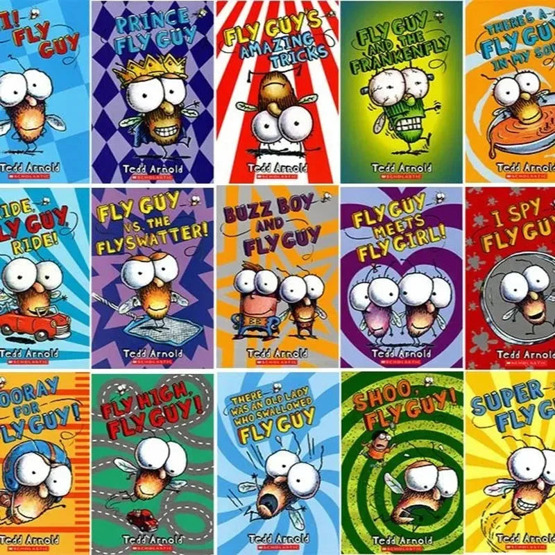 15 Usborne English Books for Children Fly Guy Story Series