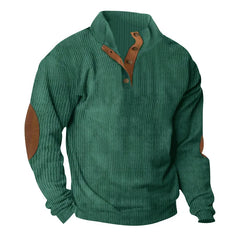 Europe and The United States New Men's Outdoor Jacket Autumn and Winter Corduroy Casual Stand Collar Long Sleeve Hoodie S-5XL