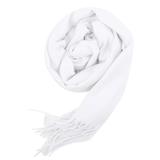 G Style Unisex Winter Wool Scarf Soft Long Tassel Warm Shawl