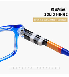 New fashion printing anti-blue presbyopic glasses spring leg presbyopic glasses HD presbyopic glasses for the elderly