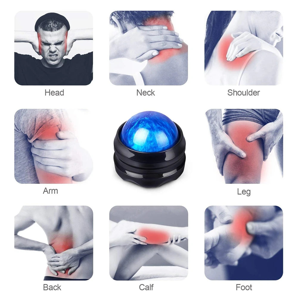 G Active Manual Massage Ball Roller Deep Tissue Handheld Massager for Full Body