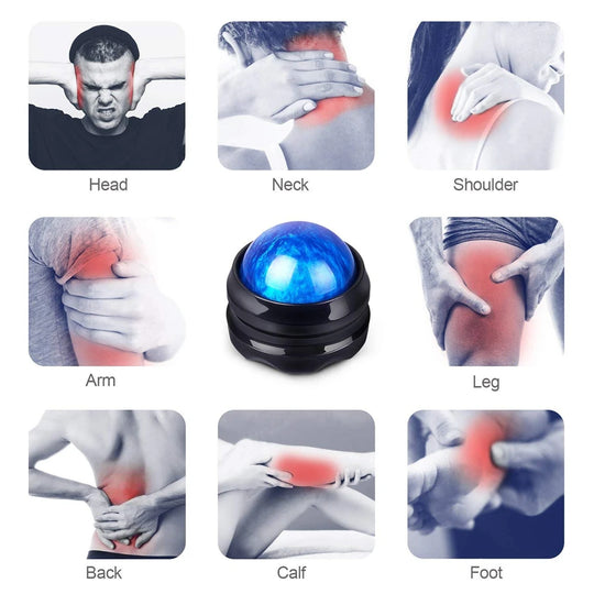 G Active Manual Massage Ball Roller Deep Tissue Handheld Massager for Full Body