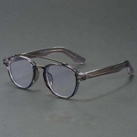 G Style Retro Blue Light Blocking Glasses Double Bridge Unisex Frames