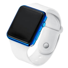 Simple Digital Watch for Men Women Fashion Sport LED Electronic Watch Black Silicone Wristband Casual Mens Watch Reloj Hombre