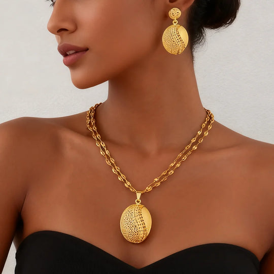 G Style Gold-Plated Jewelry Set Women&