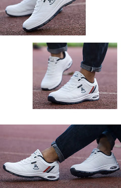 New Men Shoes Outdoor Leather Casual Sneakers Men Fashion Sports Large Size Shoes For Men кроссовки мужские zapatillas hombre