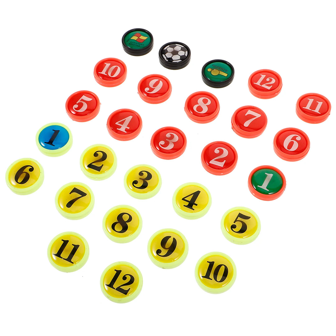G Active Football &amp; Basketball Coaching Board Magnets Numbered Soccer Strategy Markers