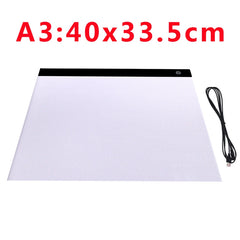 A3/A4/A5 Size Led Light Pad Eye Protection Easier for Diamond Painting Embroidery Sale Three Level Dimmable Painting Pad