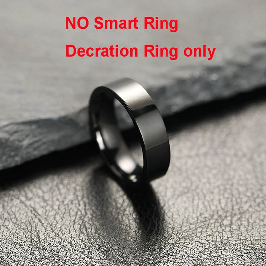 G Active Smart Ring with Touch Display Wireless Charging &amp; 5ATM Waterproof Smart Ring for Men &amp; Women