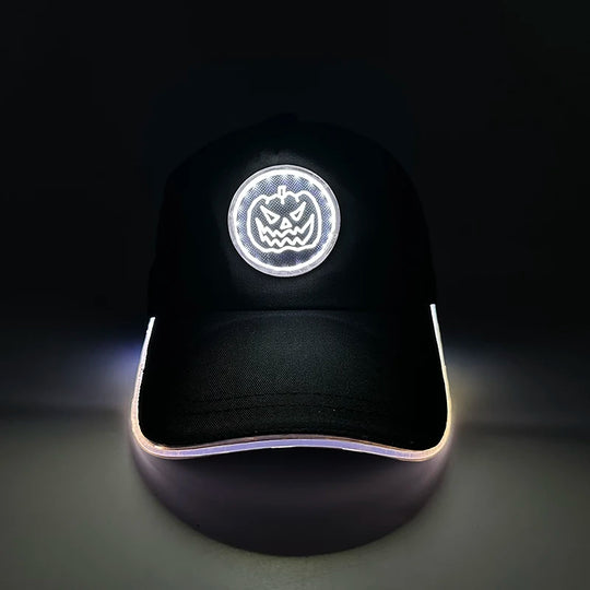 G Costume LED Light-Up Baseball Cap Flashing Adjustable Party, Festival &amp; Cosplay Hat