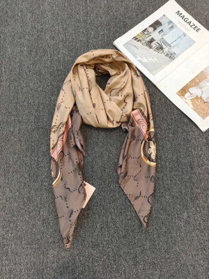 G Style European Print Scarf Soft Versatile Shawl & Lightweight Fashion Wrap