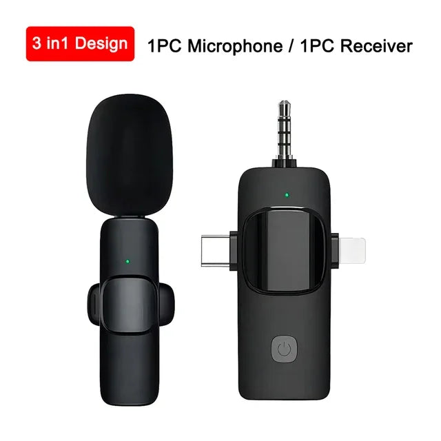 G Creator Wireless Lavalier Microphone for iPhone &amp; Android Clip-On Noise Reduction Mic for Streaming, Vlogging &amp; Recording