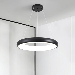 G Living Nordic LED Ring Pendant Light Modern Hanging Ceiling Lamp for Home & Commercial Spaces