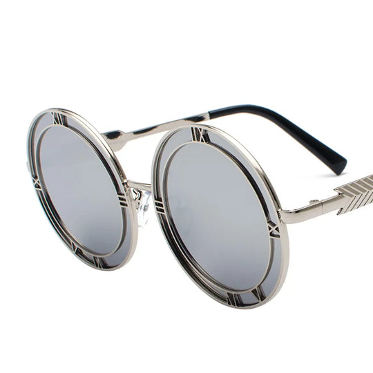 G Style Round Unisex Sunglasses UV400 Retro Fashion Eyewear