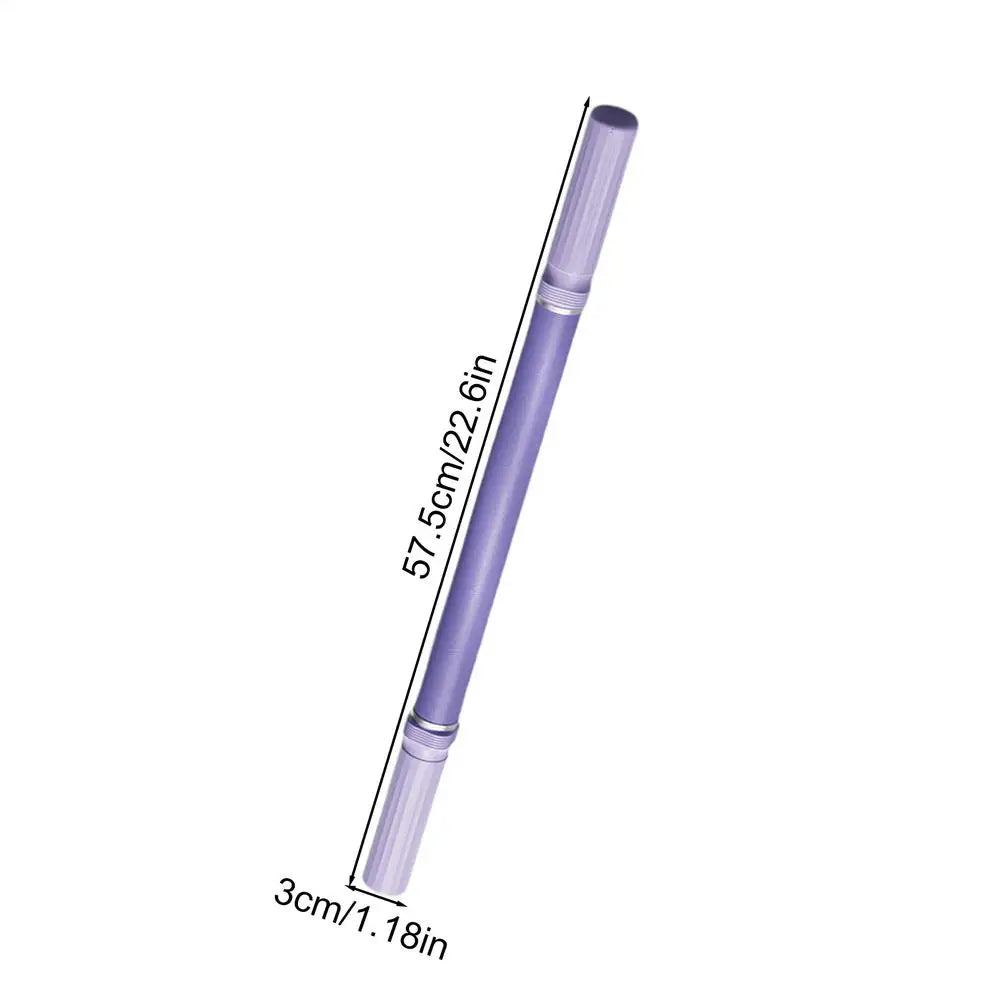 G Active Yoga Stretching Stick &amp; Massage Roller Ergonomic Fitness Tool for Home Workouts