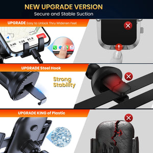 G Drive TOPK Auto Lock Car Phone Holder 360° Universal Air Vent Mount for iPhone & Android