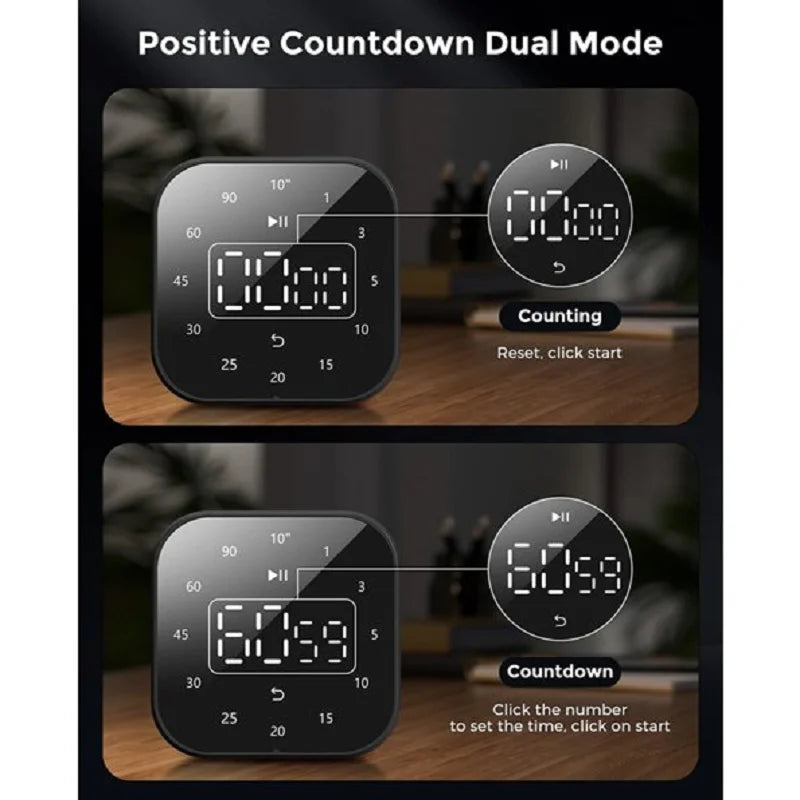 G Workspace Digital Kitchen Timer Magnetic Countdown &amp; Pomodoro Productivity Timer