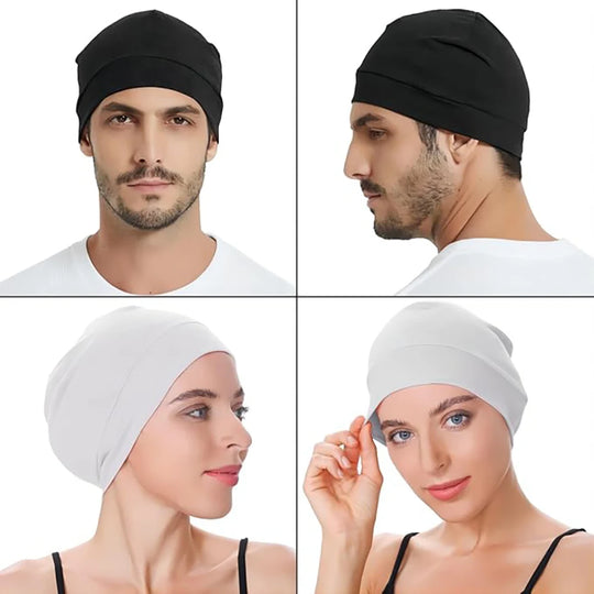 G Active 2-Pack Lightweight Skull Caps Breathable Unisex Beanie Helmet Liners