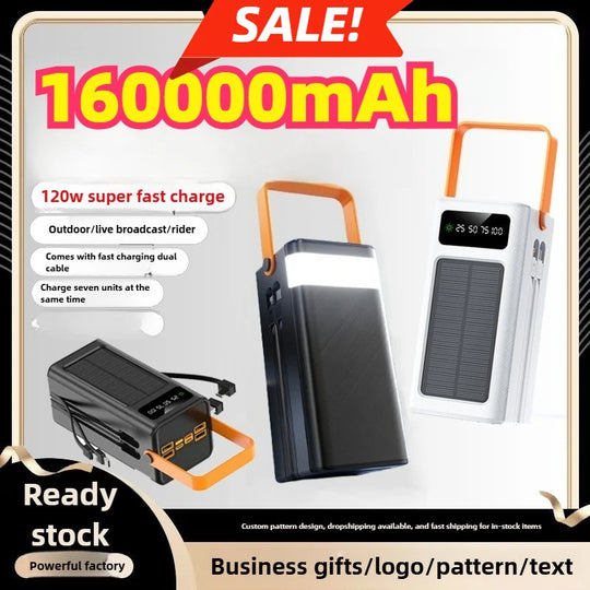 G Creator 80,000mAh 120W Fast Charging Power Bank High-Capacity Portable Charger with Multi-Device Charging