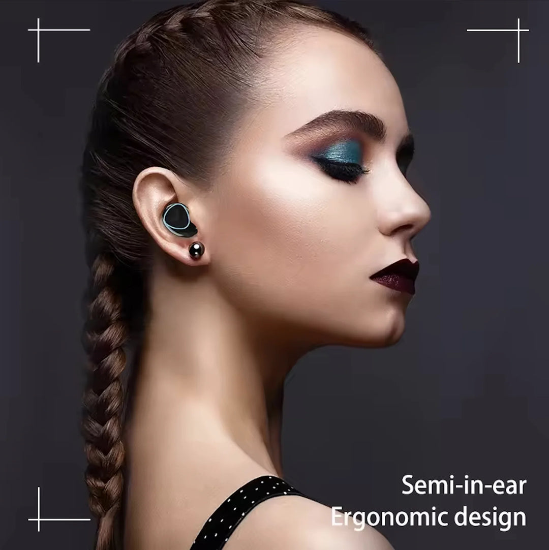 G Audio M10 Wireless Bluetooth Earbuds Stereo Earphones with Charging Case &amp; Portable Power Bank