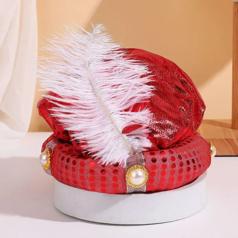G Costume Sultan Turban Hat Arabian-Inspired Costume Head Wrap for Adults &amp; Kids