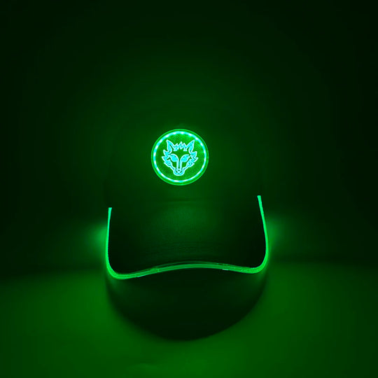 G Costume LED Light-Up Baseball Cap Flashing Adjustable Party, Festival &amp; Cosplay Hat