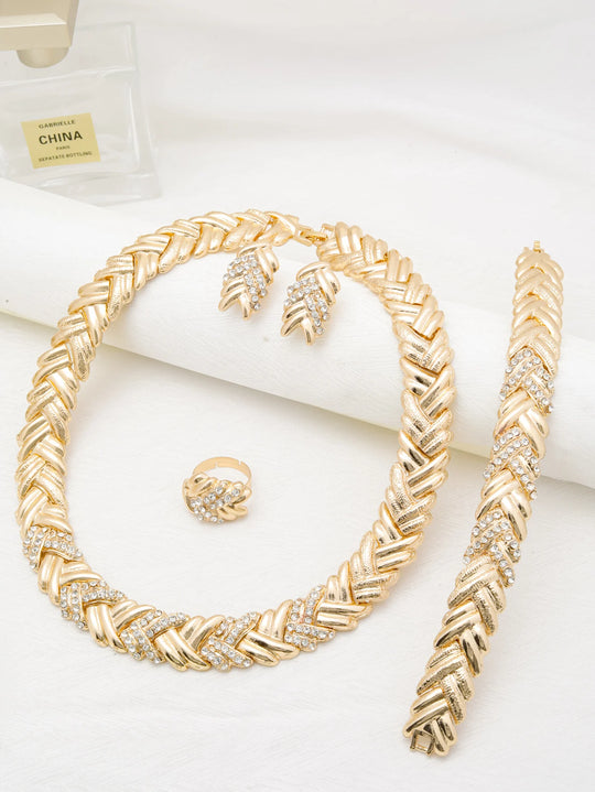 G Style 18K Gold-Plated Jewelry Set Women&