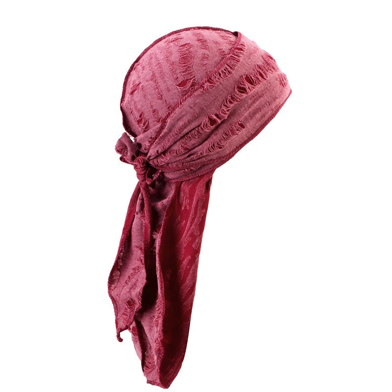 G Style Jersey Durag Unisex Extra Long Tail Head Wrap Cap for Everyday Wear