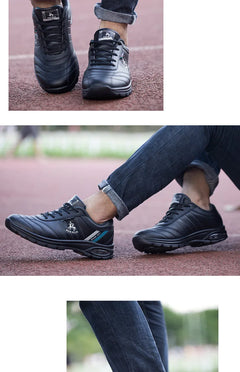 New Men Shoes Outdoor Leather Casual Sneakers Men Fashion Sports Large Size Shoes For Men кроссовки мужские zapatillas hombre