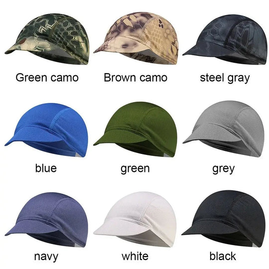G Active Summer Cycling Cap with Visor UV Protection Helmet Liner for Men &amp; Women