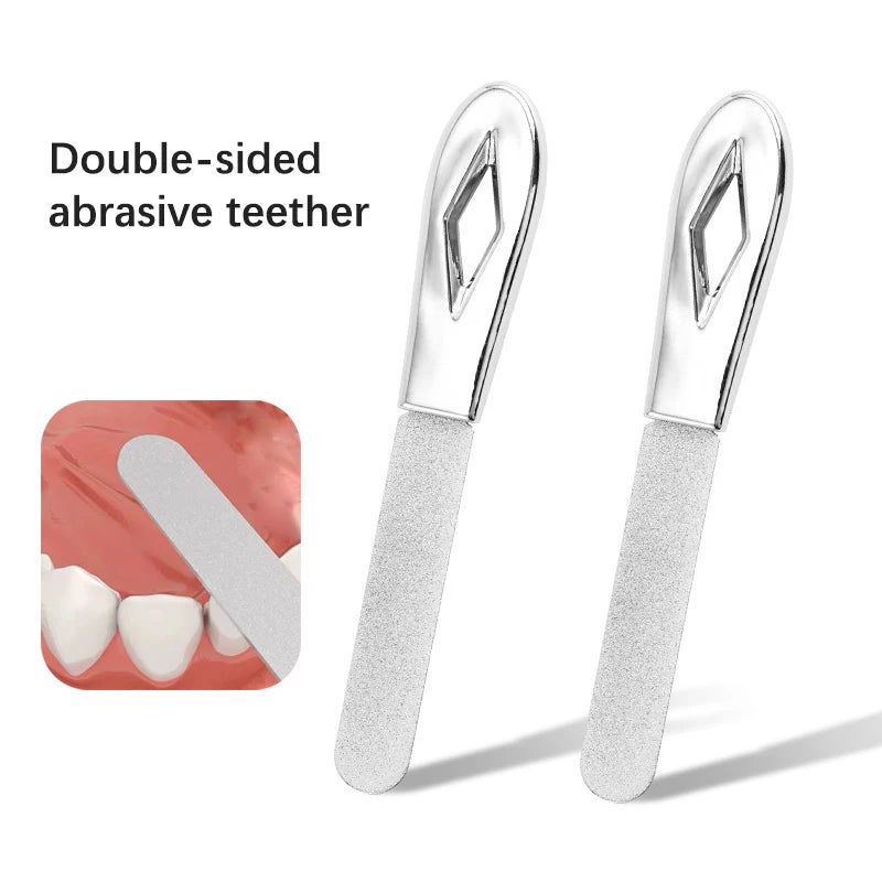 G Care Stainless Steel Dental Teeth File Tool Precision Tooth Polishing &amp; Oral Care Filing Stick