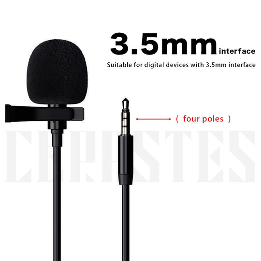 G Creator HD External Wired Microphone USB-C, Lightning &amp; Micro USB Mic for Camera, Phone &amp; Computer