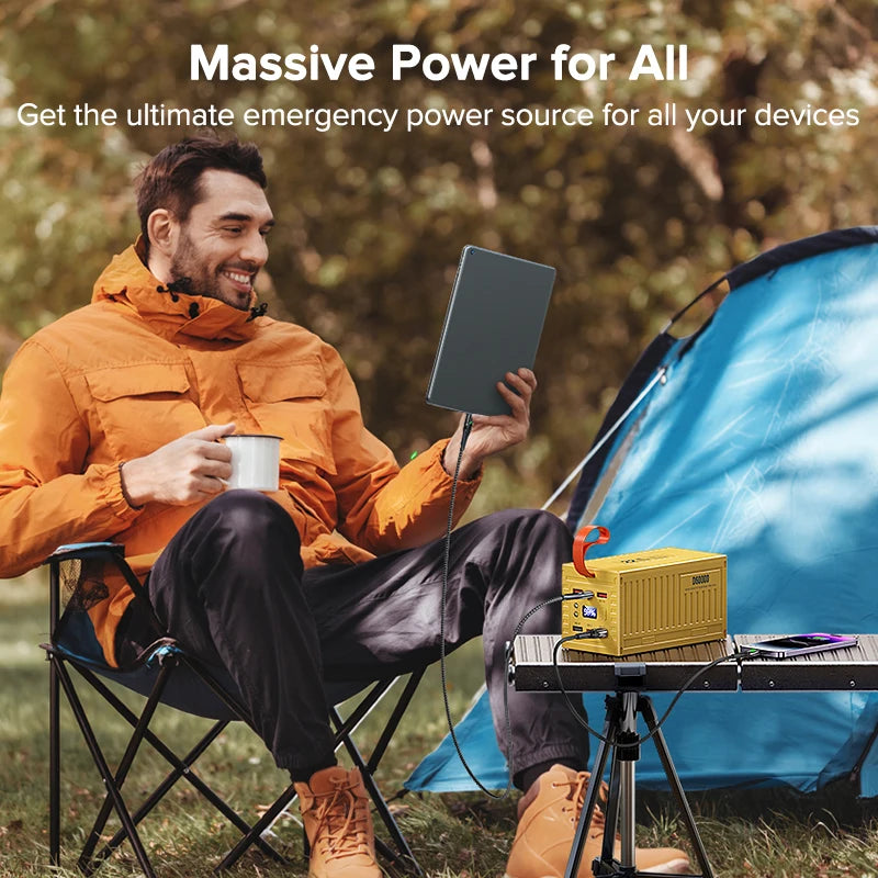 G Creator QOOVI 60,000mAh 22.5W PD Fast Charging Power Bank Portable Charger for iPhone &amp; Android